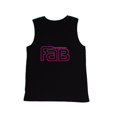 FAB Muscle Tank - black/pink