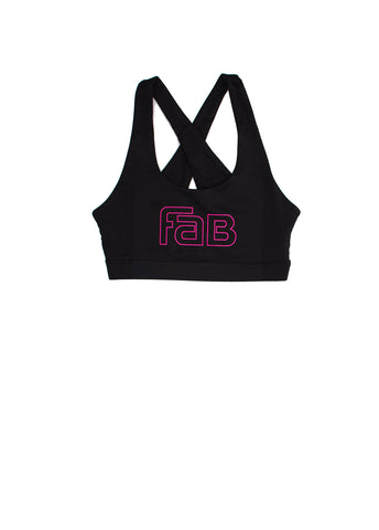 Buy Fab Muscle Tank - Black Gold Sparkle Online